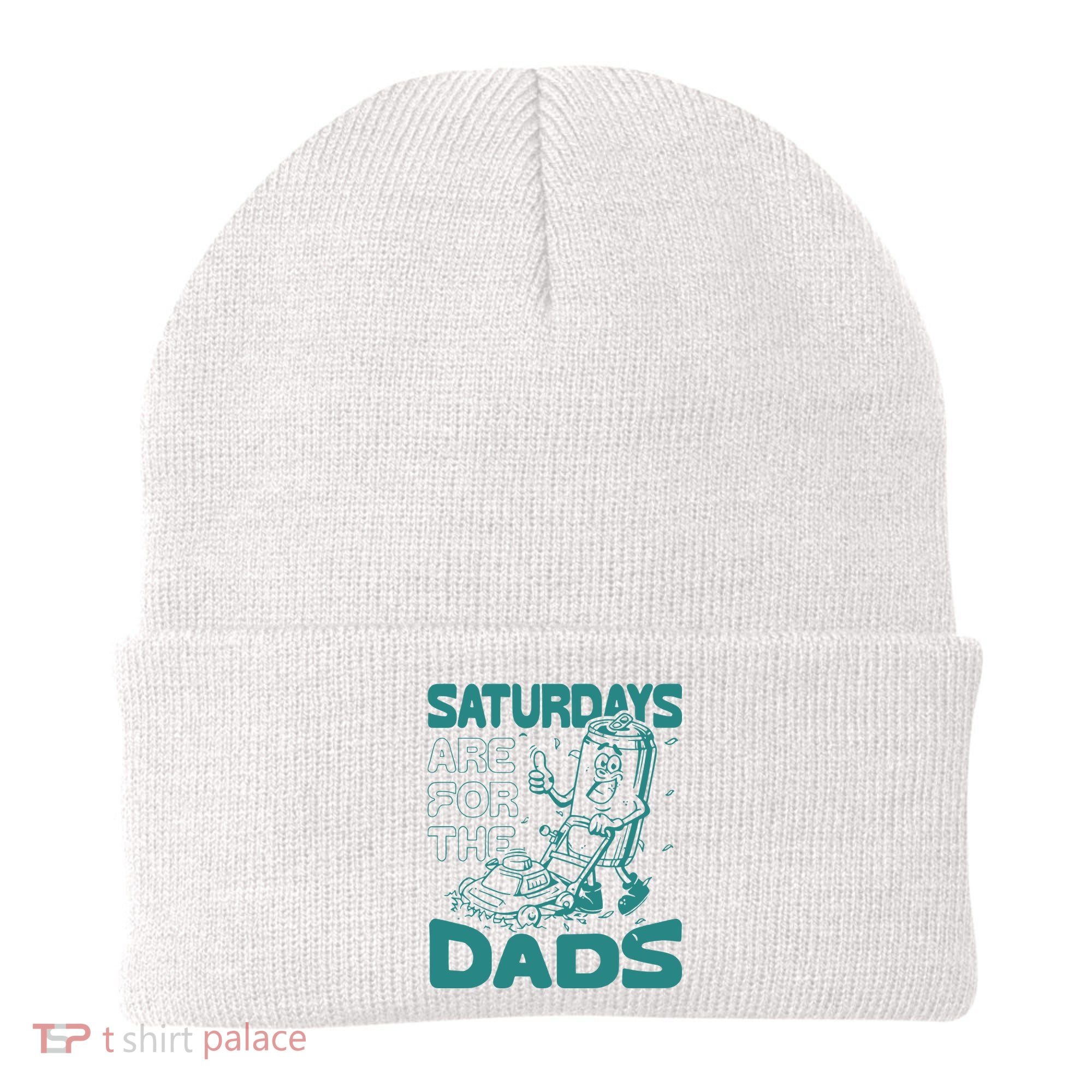 Saturdays Are For The Dads Mow Beanie