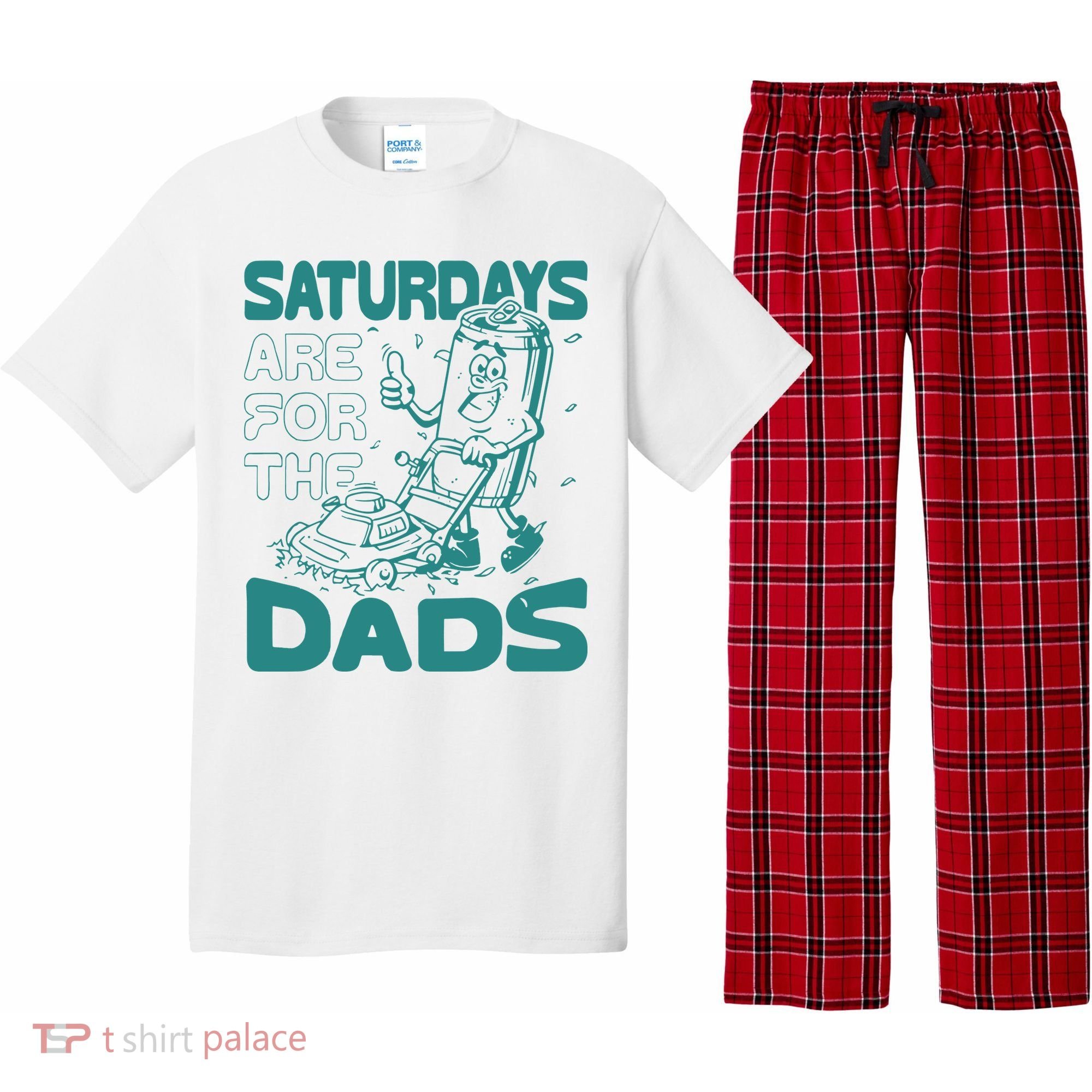Saturdays Are For The Dads Mow Pajama Set