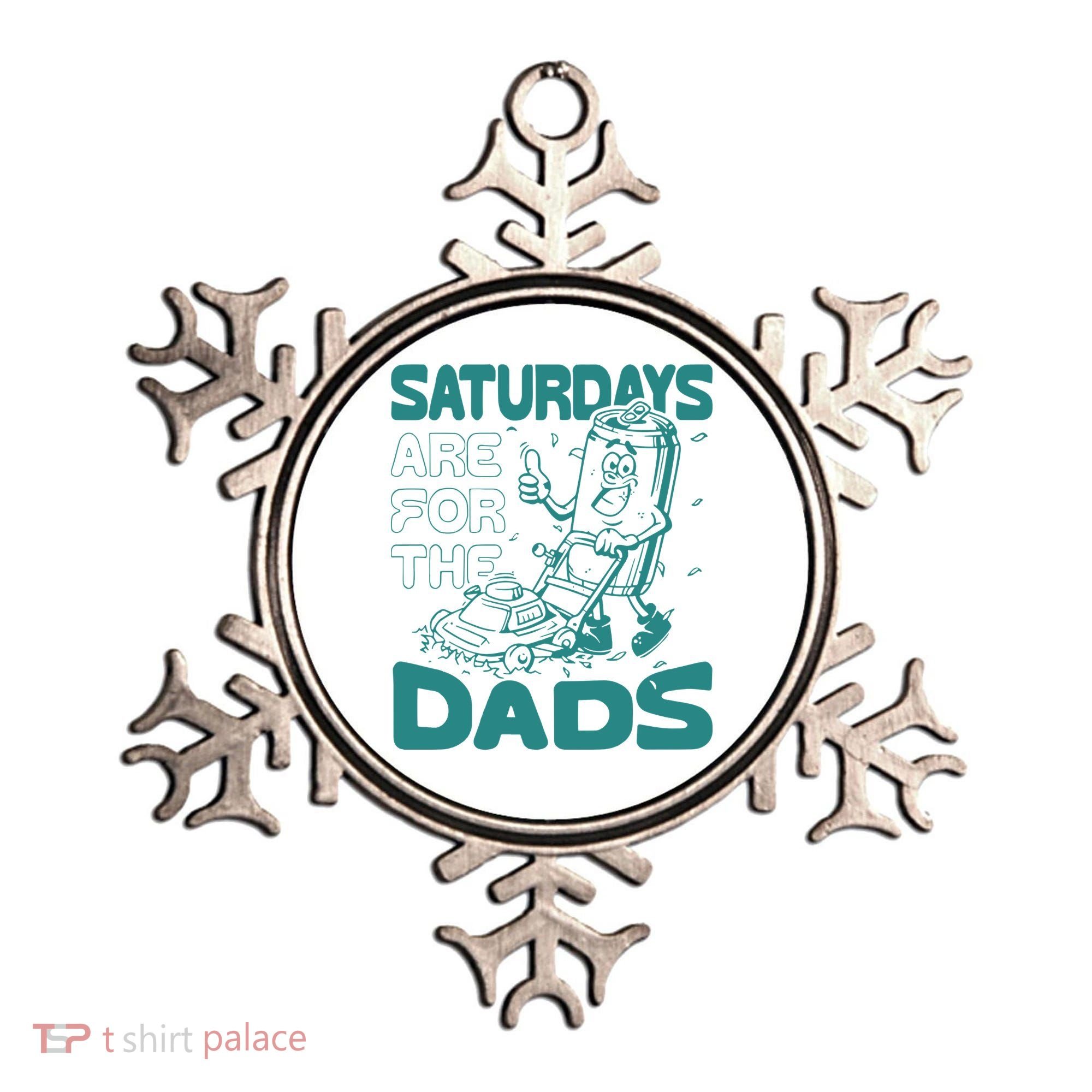 Saturdays Are For The Dads Mow Ornament