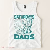Saturdays Are For The Dads Mow Tank Top thumb 2