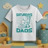 Saturdays Are For The Dads Mow Toddler T-Shirt thumb 3