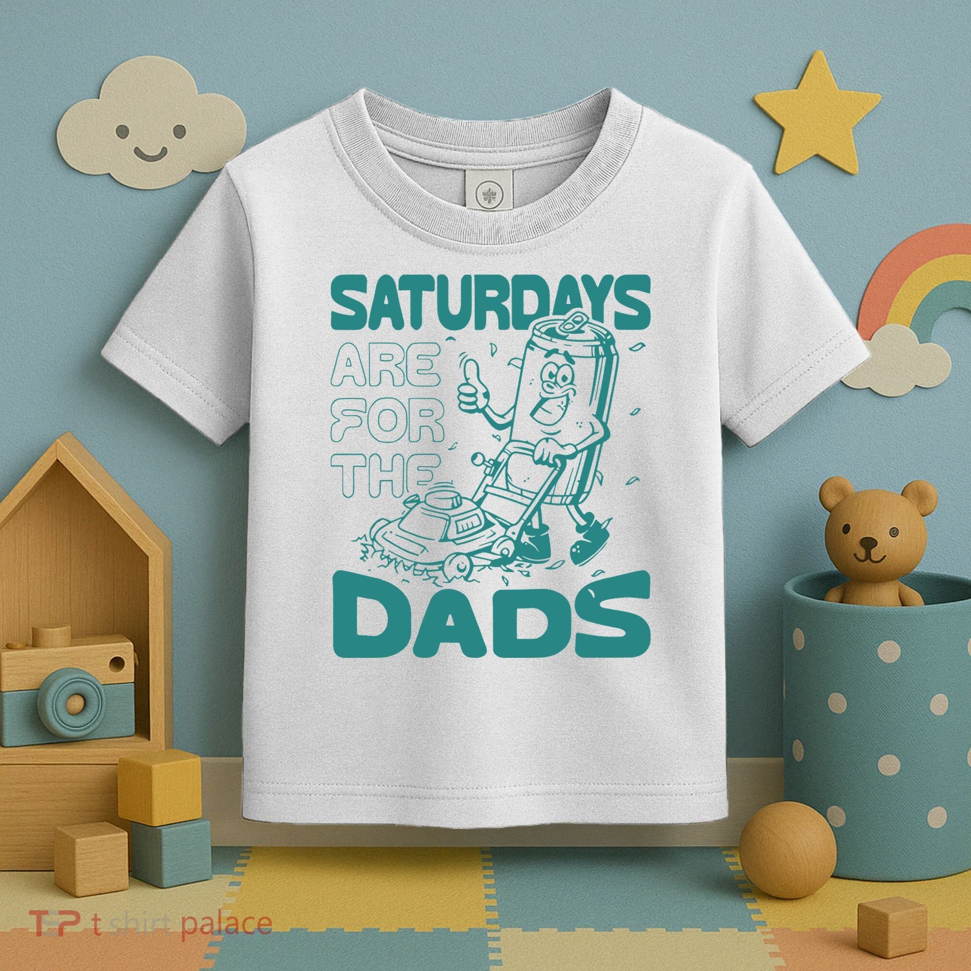 Saturdays Are For The Dads Mow Toddler T-Shirt
