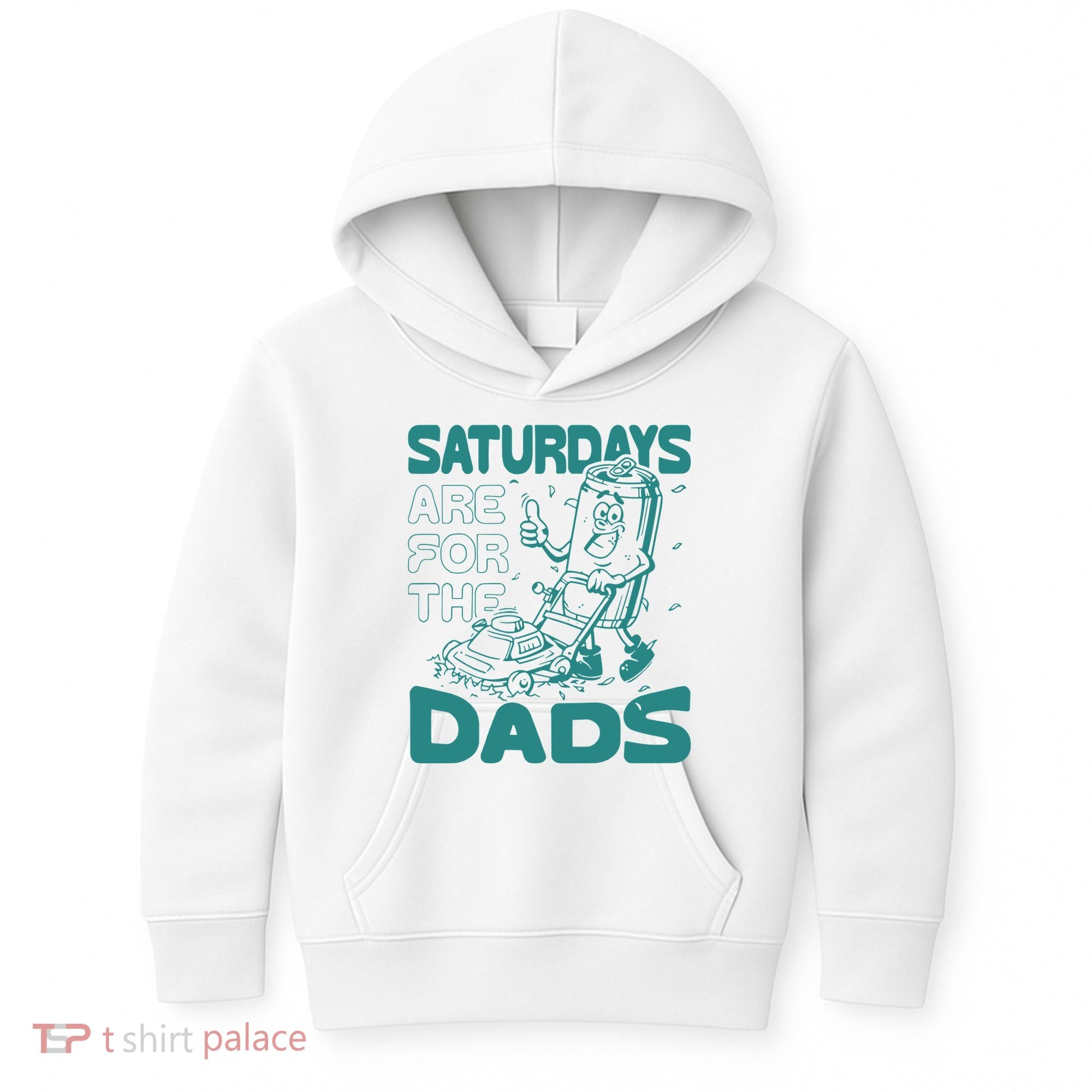 Saturdays Are For The Dads Mow Kids Hoodie