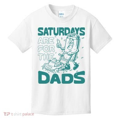 Saturdays Are For The Dads Mow Kids T-Shirt
