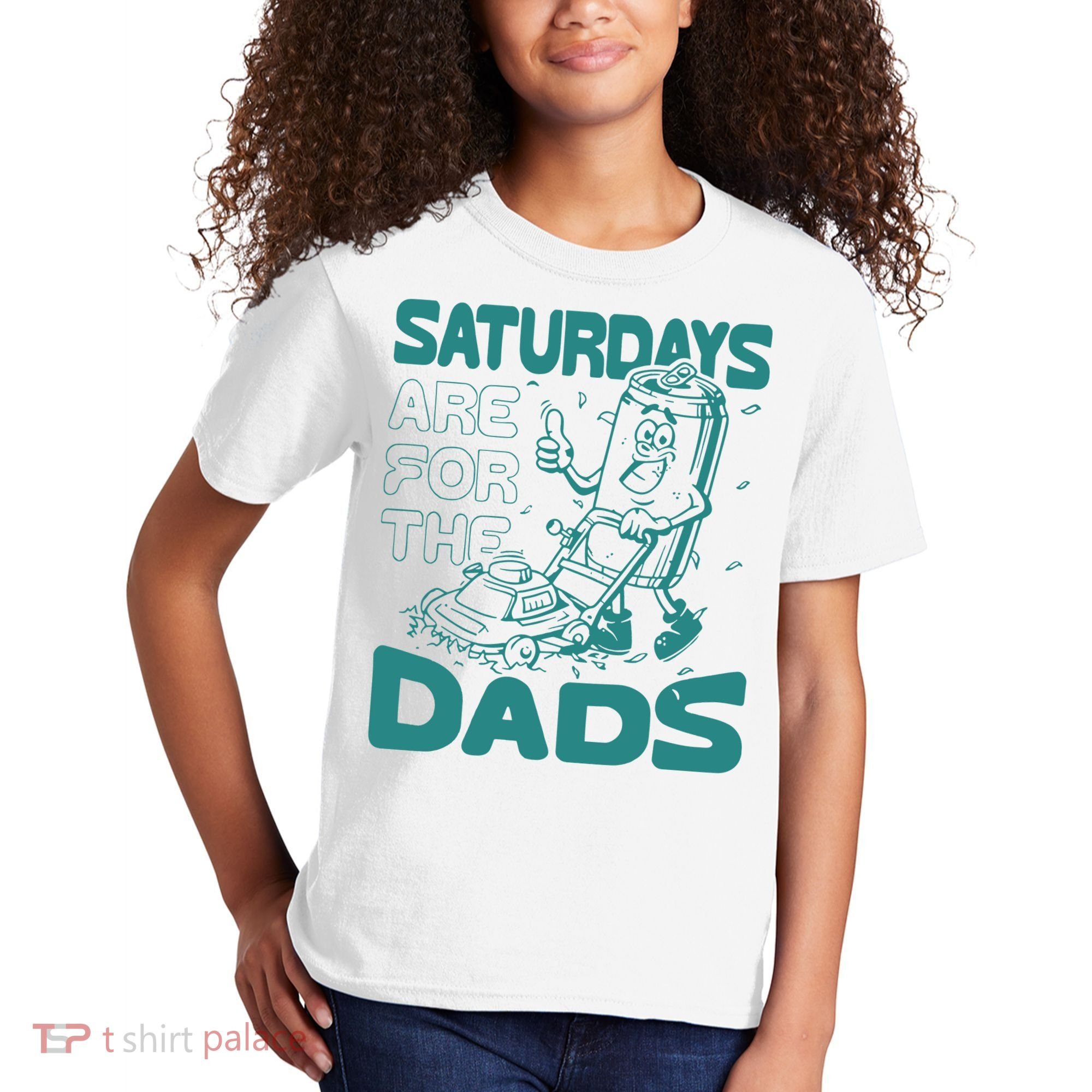 Saturdays Are For The Dads Mow Kids T-Shirt