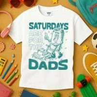 Saturdays Are For The Dads Mow Kids T-Shirt thumb 3