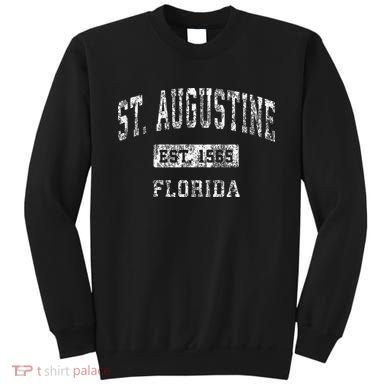 St. Augustine Florida Fl Vintage Established Sweatshirt