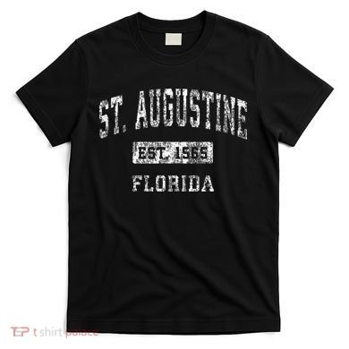 St. Augustine Florida Fl Vintage Established T-Shirt