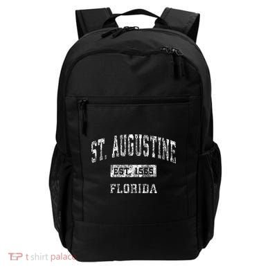 St. Augustine Florida Fl Vintage Established Backpack