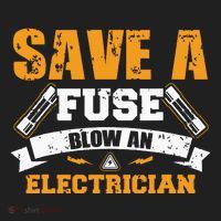 Save A Fuse Blow An Electrician T Beanie thumb 2