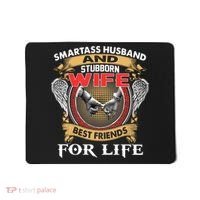Smartass Husband And Stubborn Wife Best Friends For Life Mousepad thumb 0
