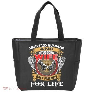 Smartass Husband And Stubborn Wife Best Friends For Life Tote Bag