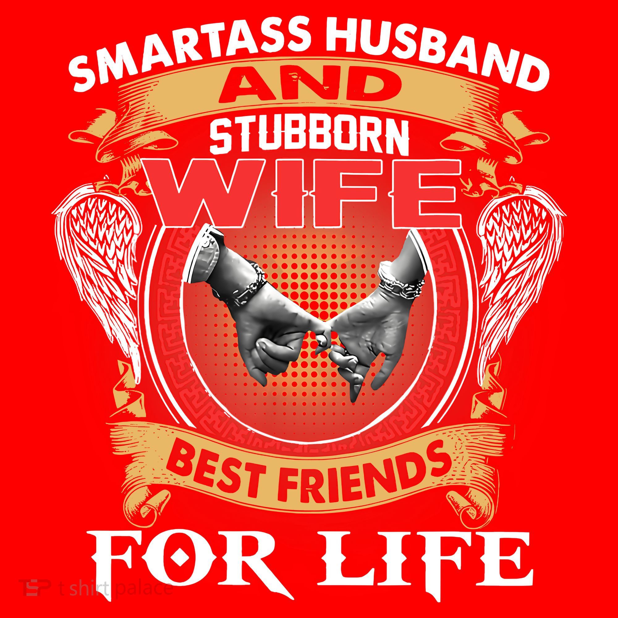 Smartass Husband And Stubborn Wife Best Friends For Life Santa Hat
