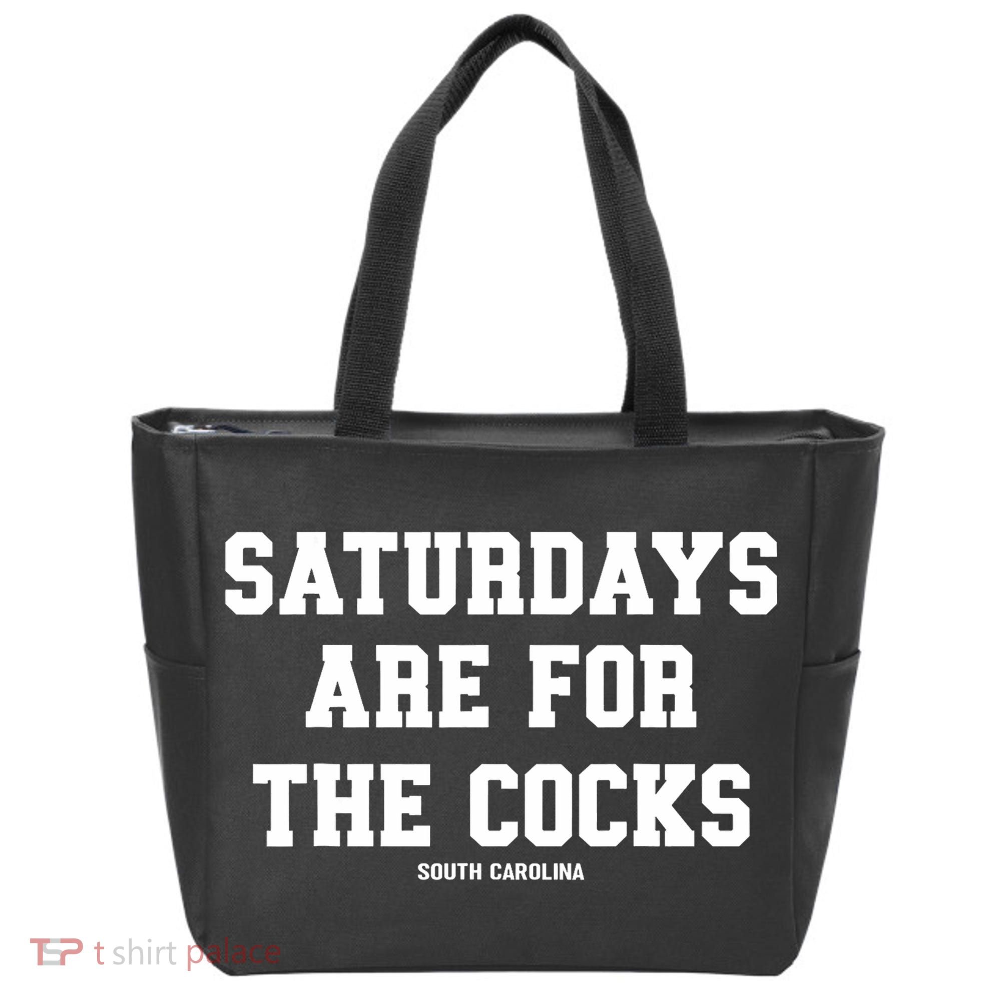 Saturdays Are For The Cocks Tote Bag