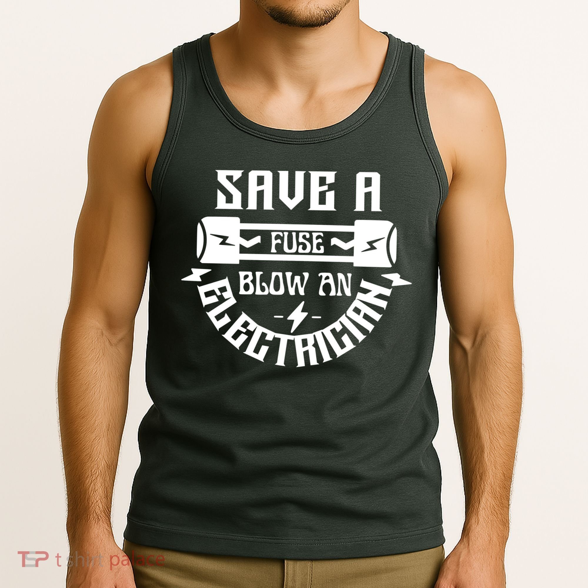 Save A Fuse Blow An Electrician Tank Top