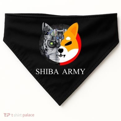 Shiba Army Fox Logo Terminator USA-Made Doggie Bandana