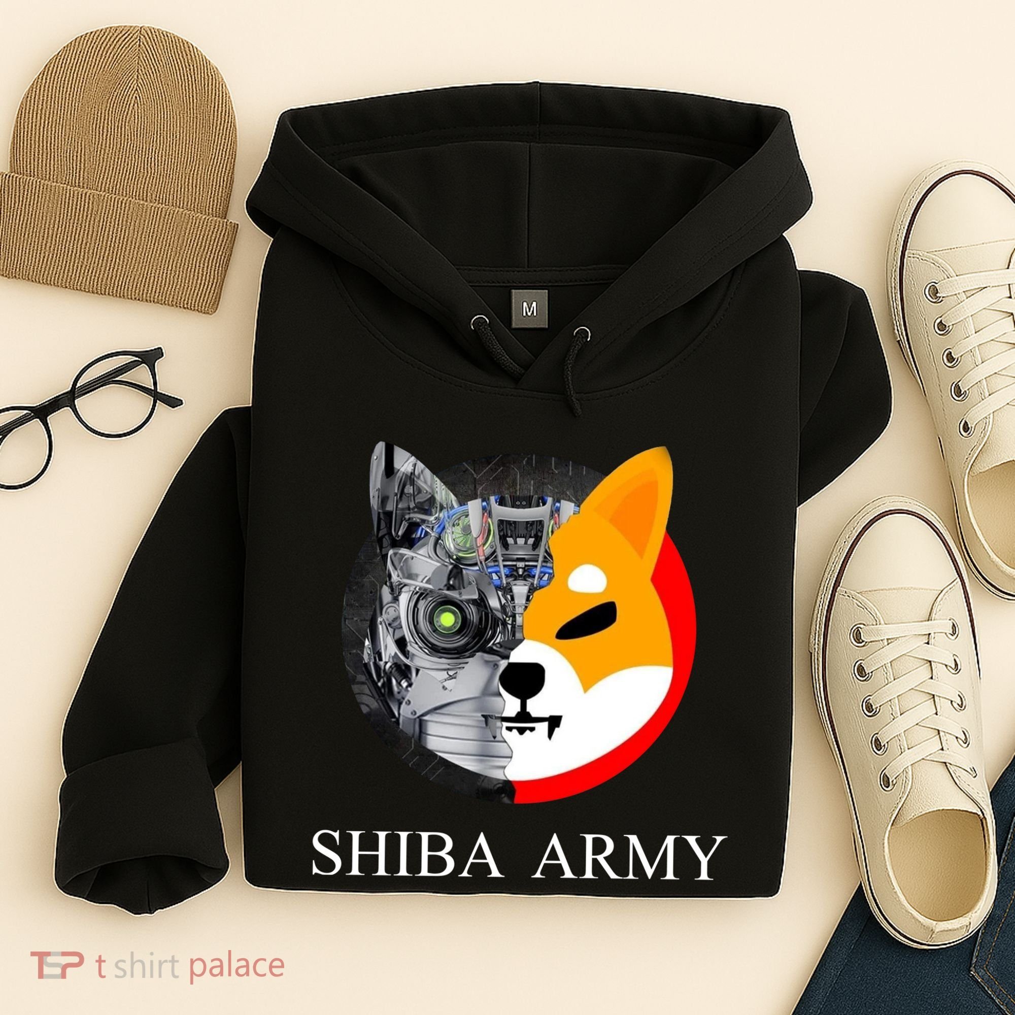 Shiba Army Fox Logo Terminator Hoodie