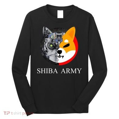 Shiba Army Fox Logo Terminator Long Sleeve Shirt