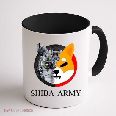 Shiba Army Fox Logo Terminator Coffee Mug back