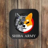 Shiba Army Fox Logo Terminator Coaster thumb 0