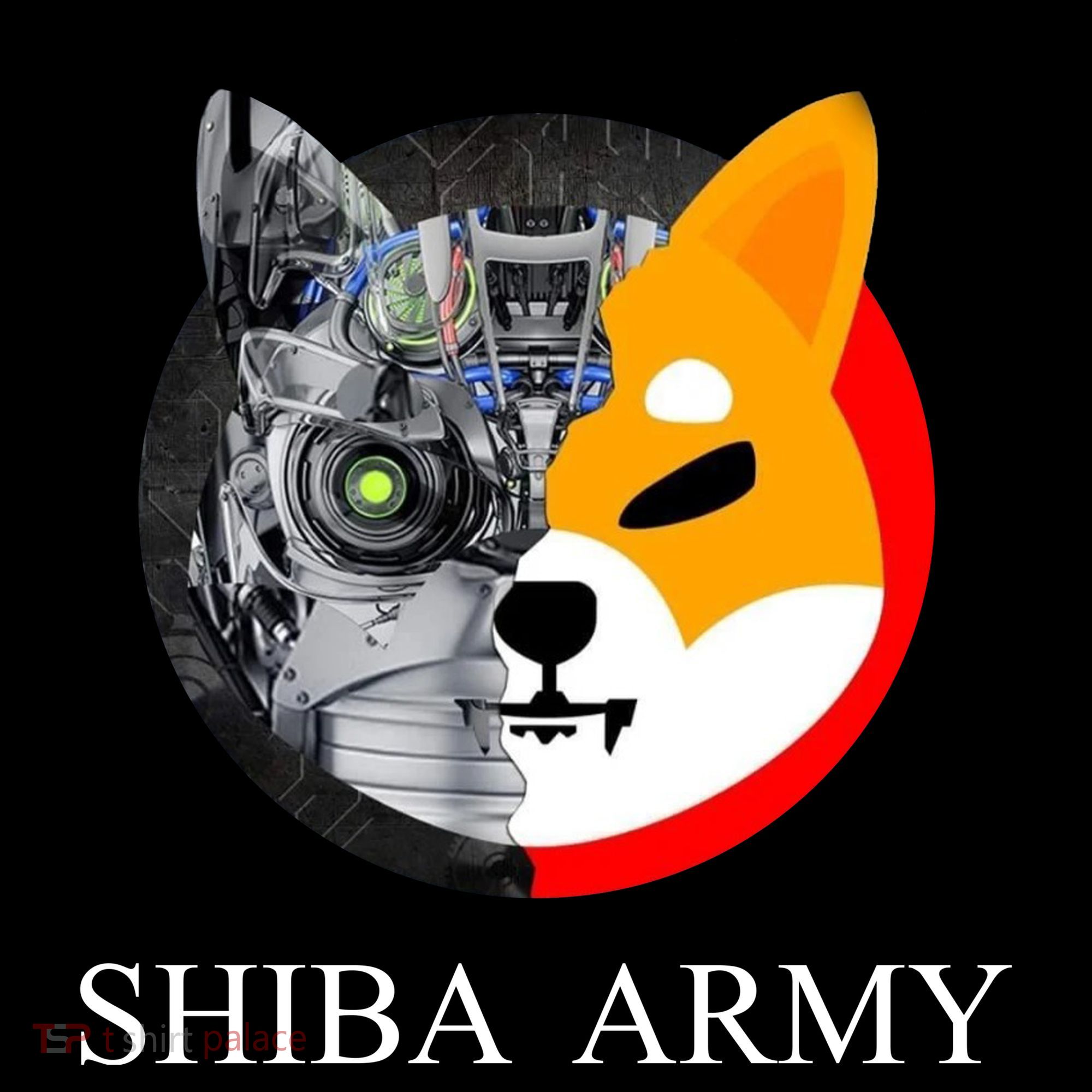 Shiba Army Fox Logo Terminator Mousepad