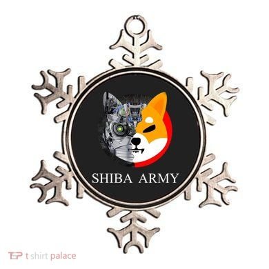 Shiba Army Fox Logo Terminator Ornament