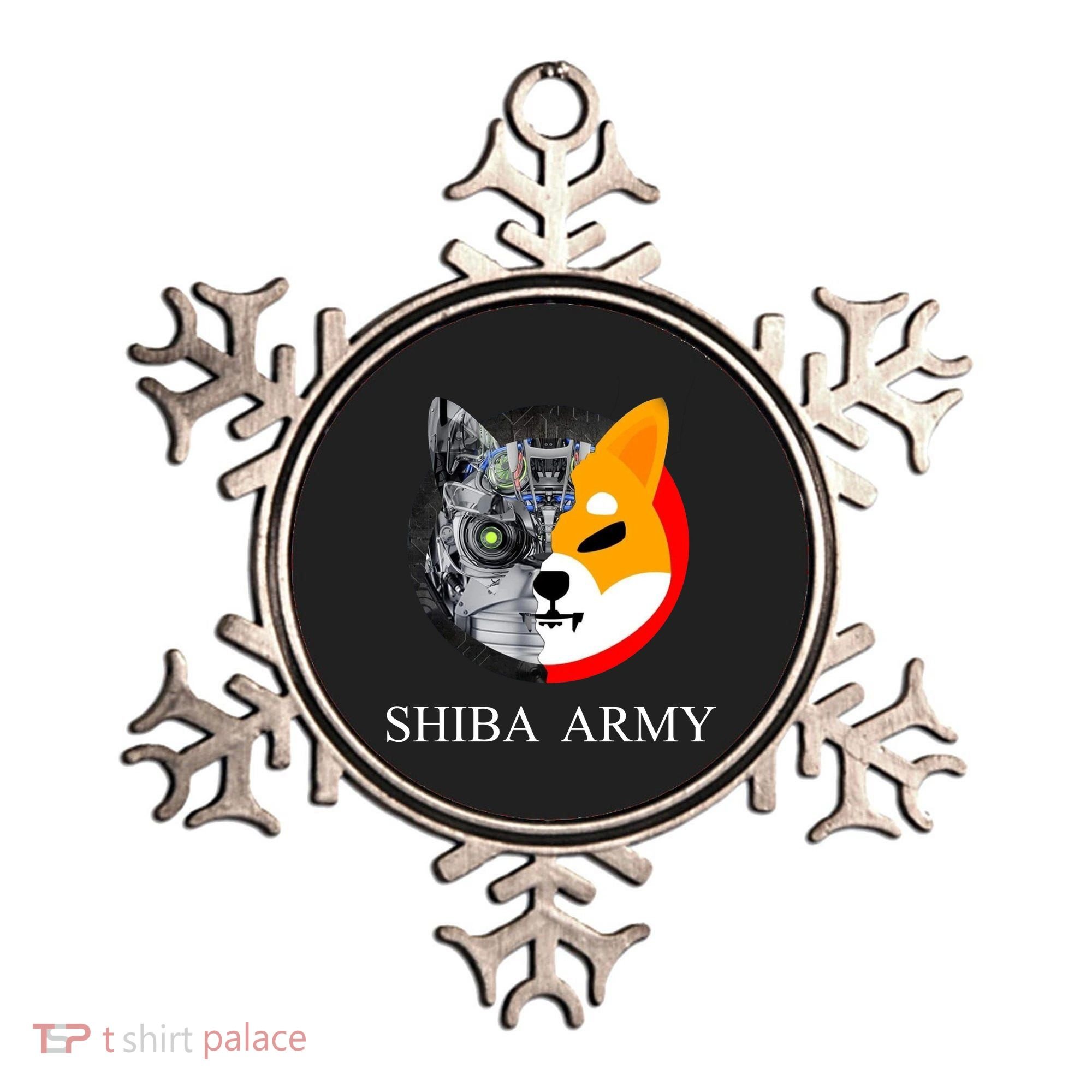 Shiba Army Fox Logo Terminator Ornament