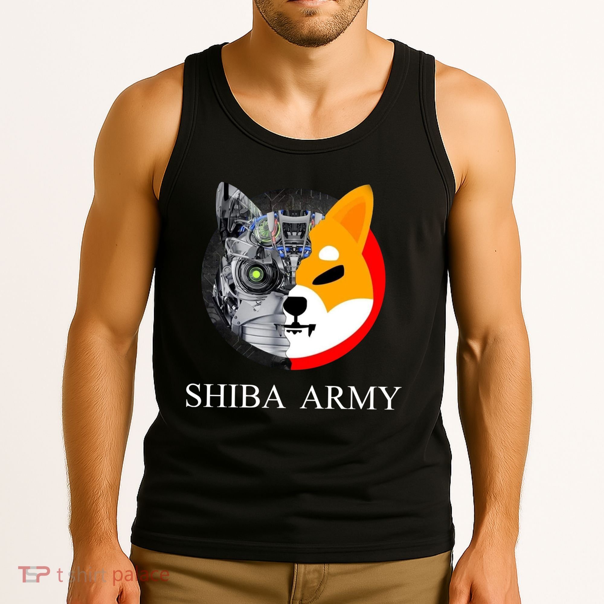 Shiba Army Fox Logo Terminator Tank Top