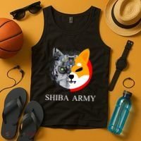 Shiba Army Fox Logo Terminator Tank Top thumb 4