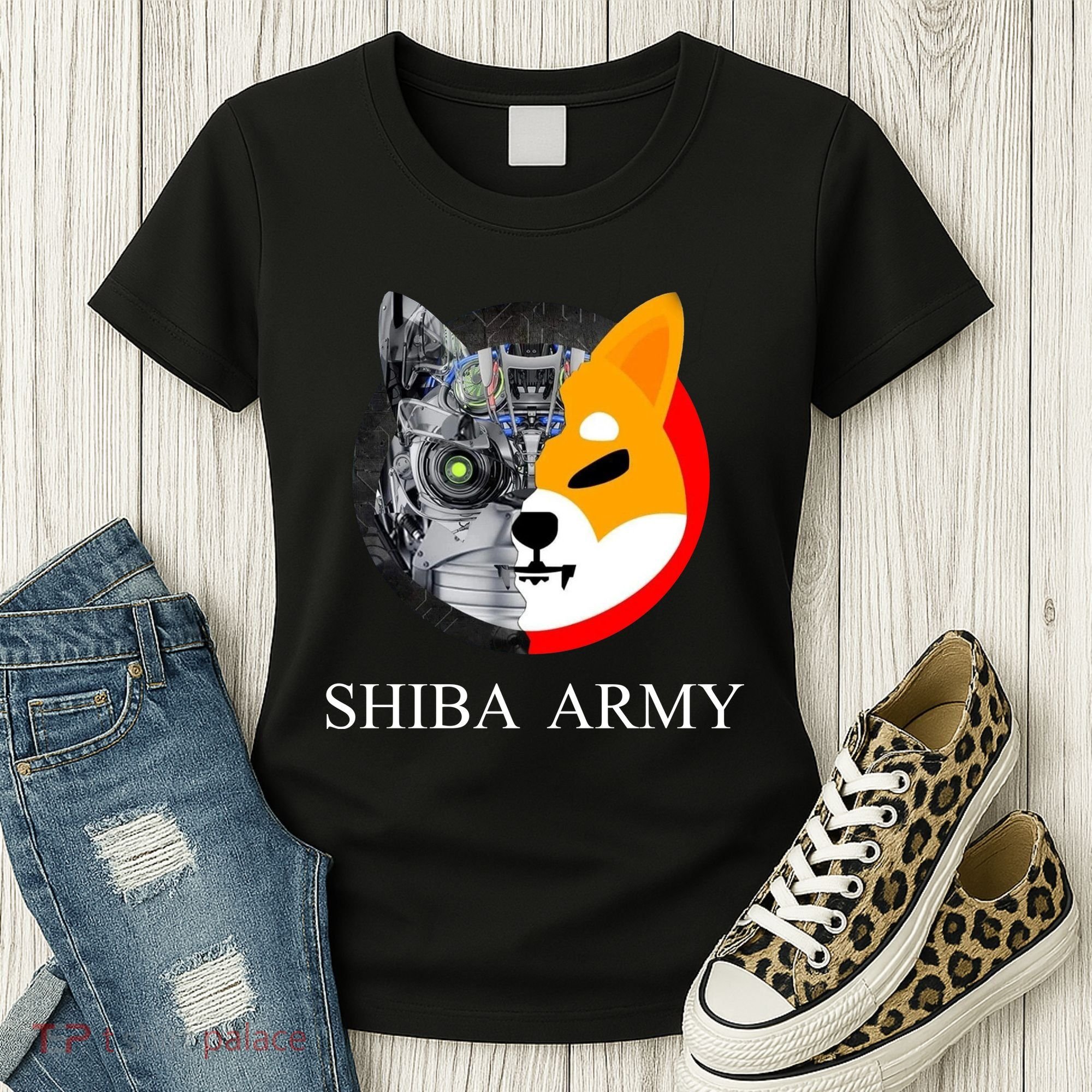 Shiba Army Fox Logo Terminator Women's T-Shirt