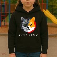 Shiba Army Fox Logo Terminator Kids Hoodie thumb 3