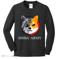 Shiba Army Fox Logo Terminator Kids Long Sleeve Shirt thumb 0