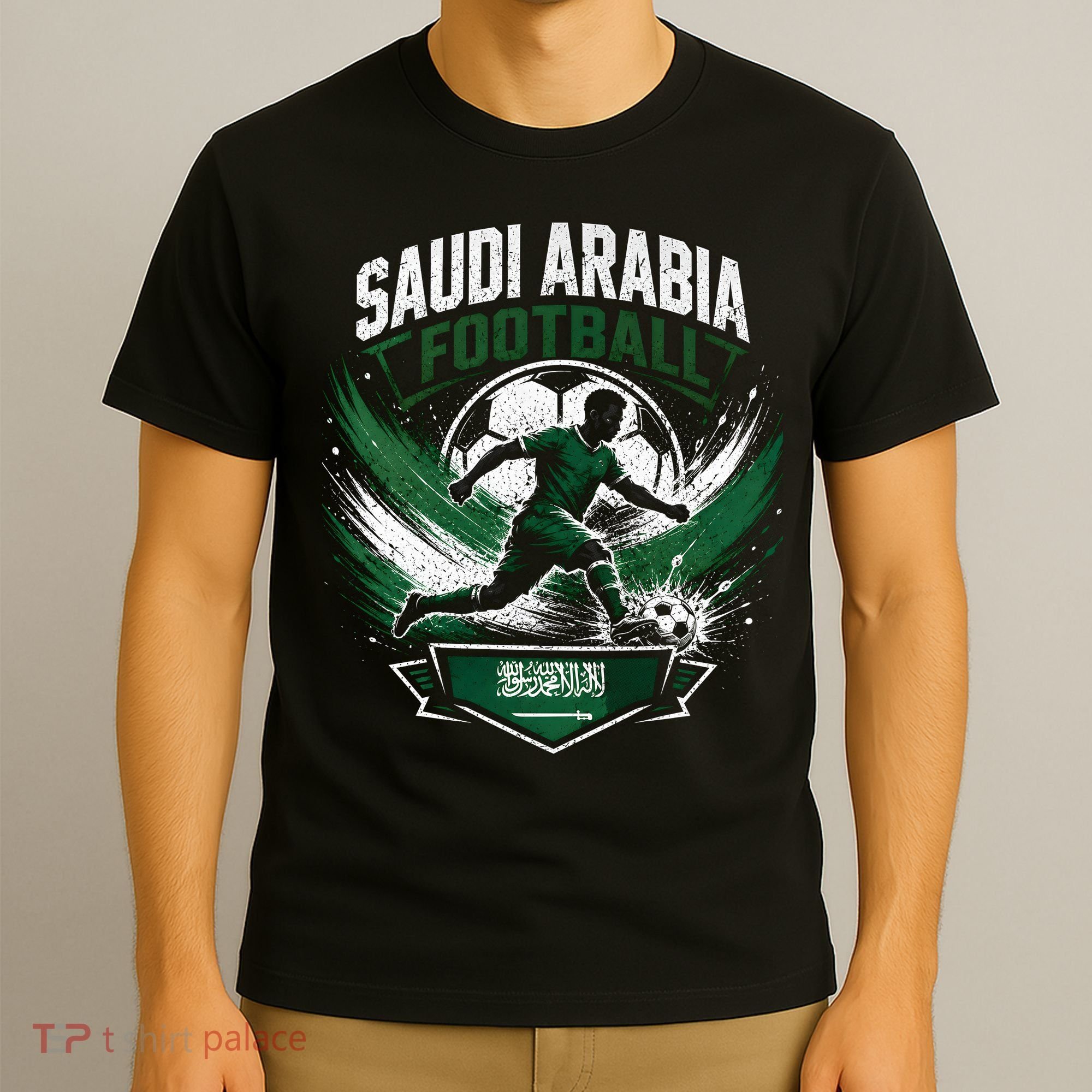 Saudi Arabia Football Soccer Team Fans And Players T-Shirt