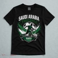 Saudi Arabia Football Soccer Team Fans And Players T-Shirt thumb 5