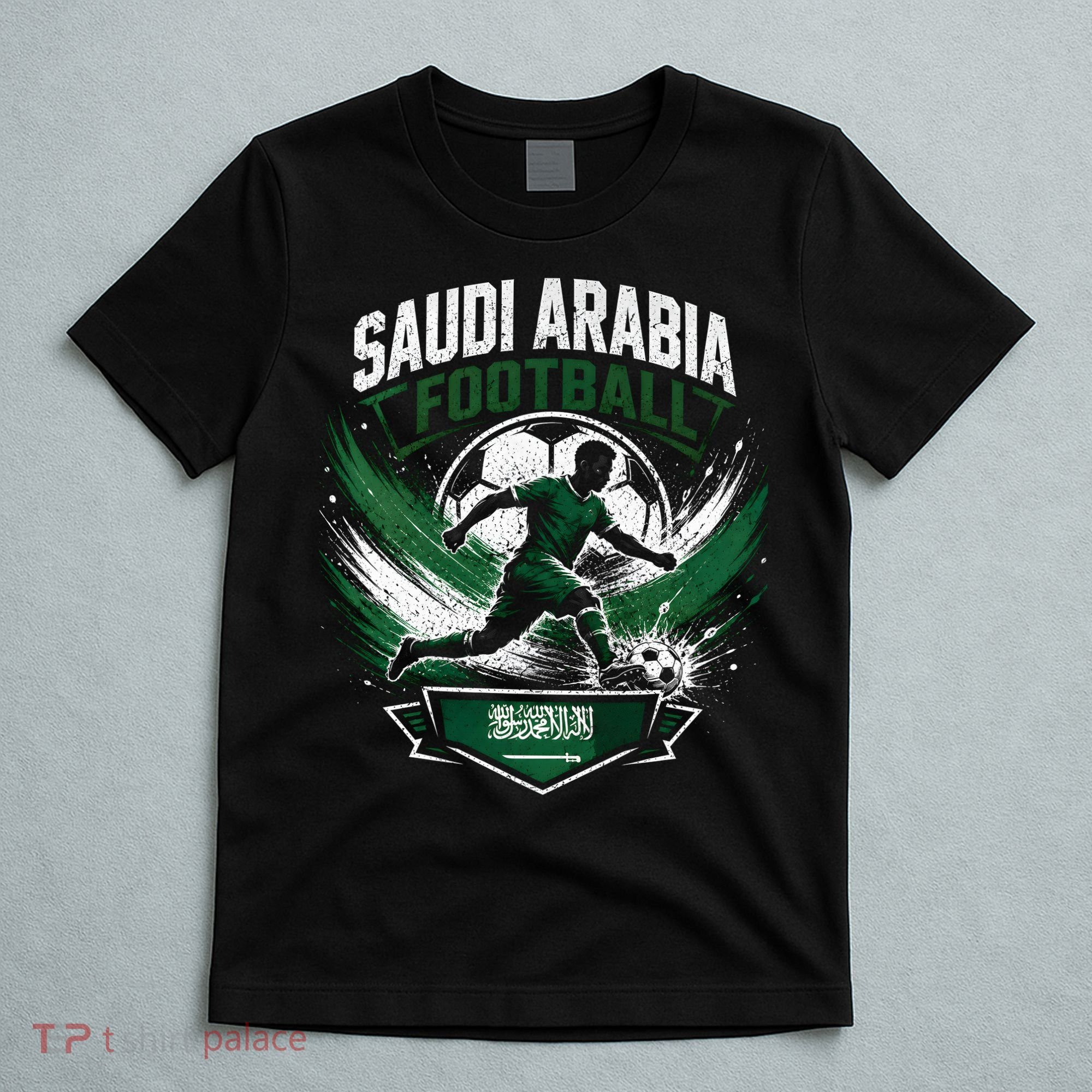 Saudi Arabia Football Soccer Team Fans And Players T-Shirt