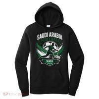 Saudi Arabia Football Soccer Team Fans And Players Women's Hoodie thumb 0