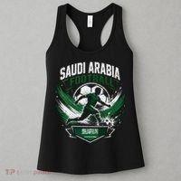 Saudi Arabia Football Soccer Team Fans And Players Women's Tank Top thumb 3