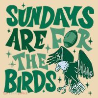 Sundays Are For The Birds Eagles Football Tote Bag thumb 4