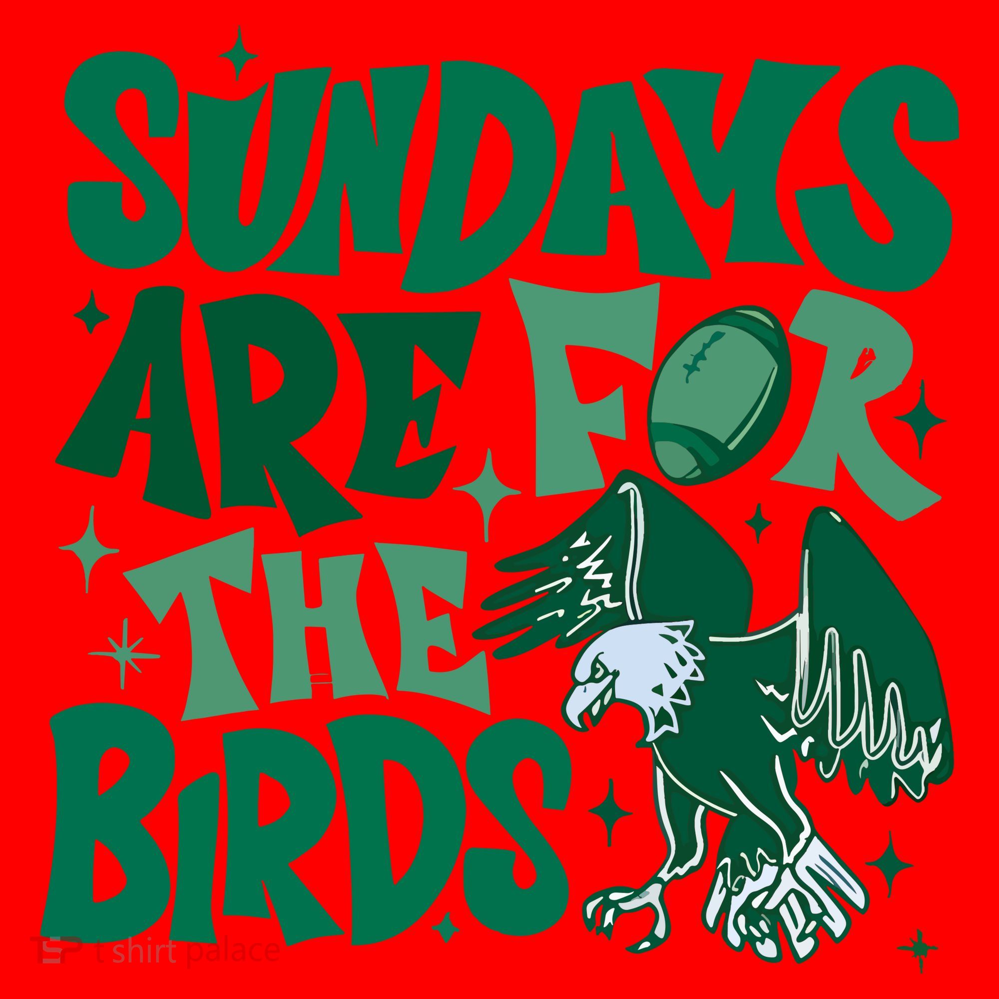 Sundays Are For The Birds Eagles Football Santa Hat