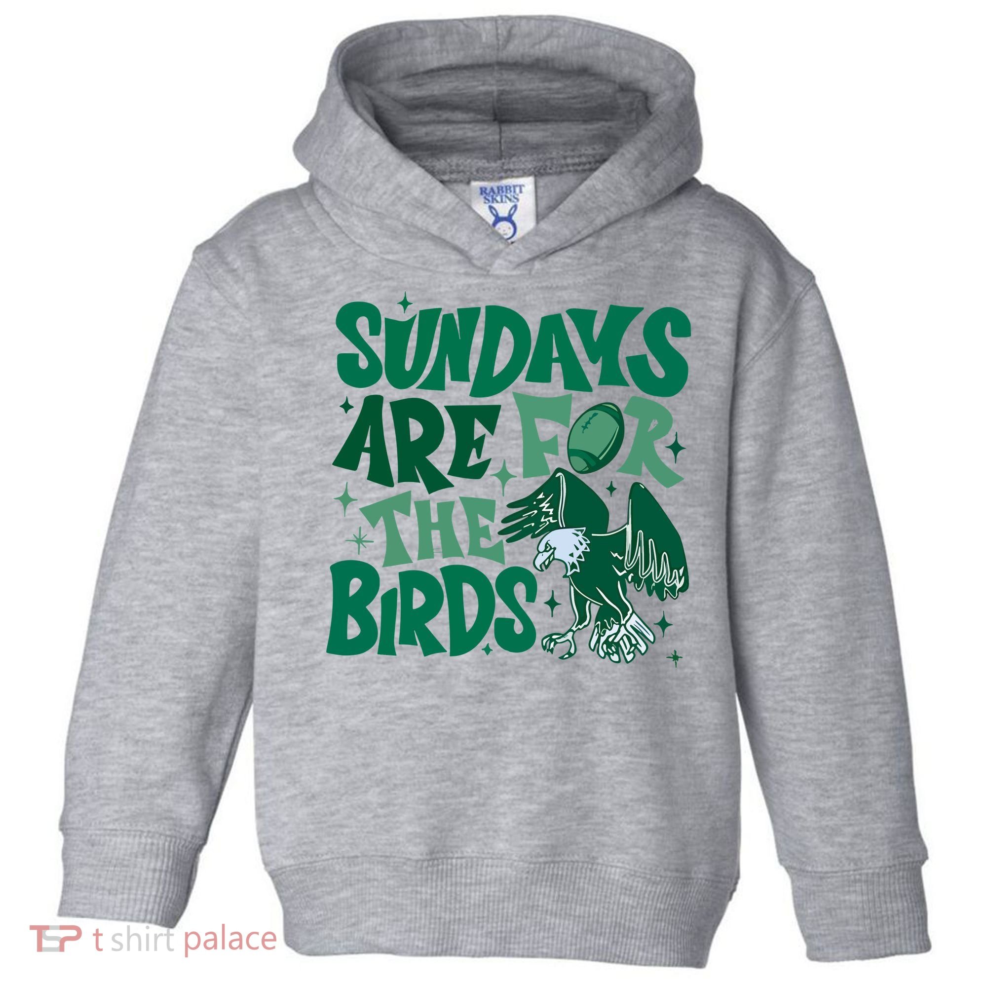 Sundays Are For The Birds Eagles Football Toddler Hoodie