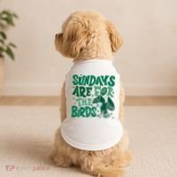 Sundays Are For The Birds Eagles Football Doggie Tank thumb 2