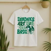 Sundays Are For The Birds Eagles Football T-Shirt thumb 2