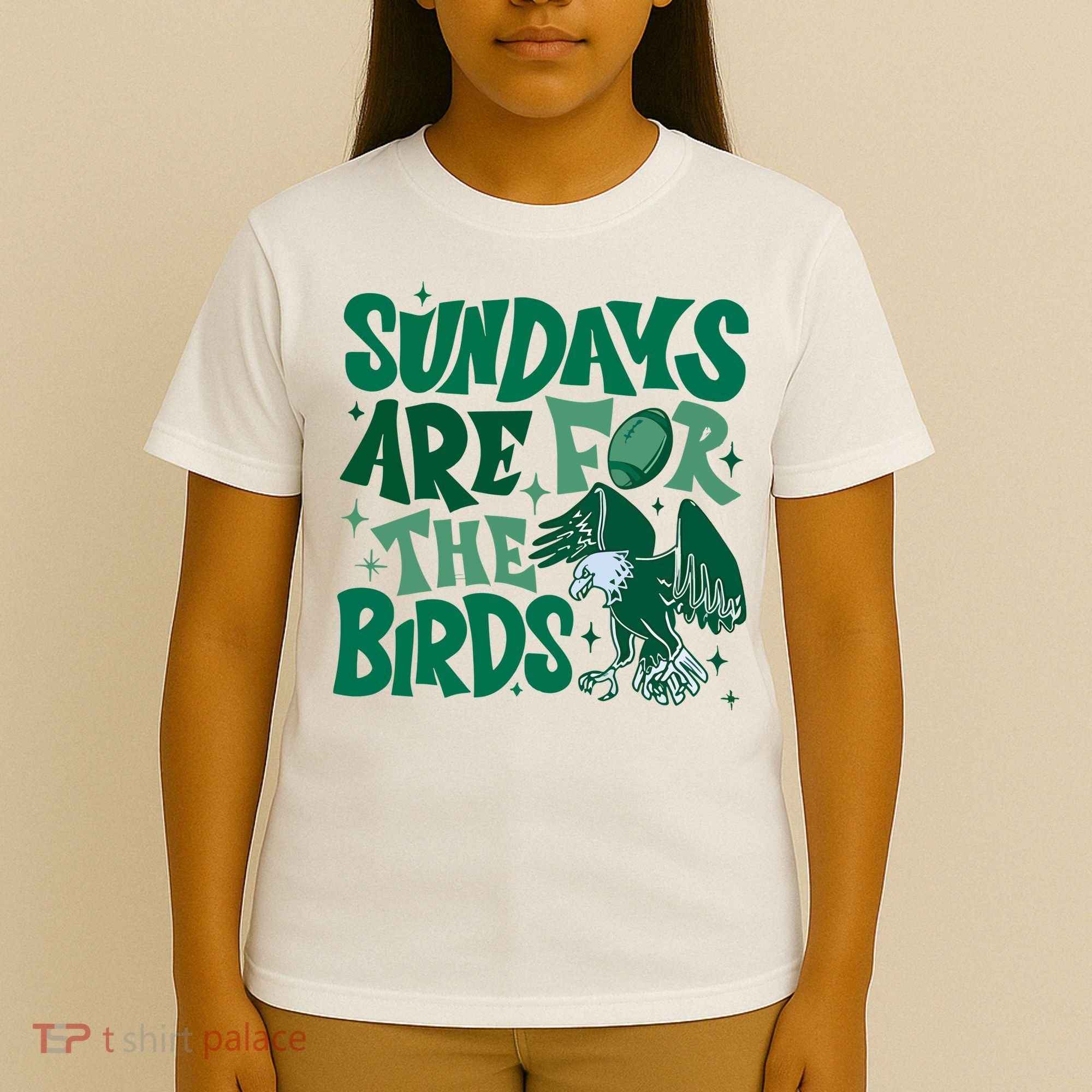 Sundays Are For The Birds Eagles Football T-Shirt