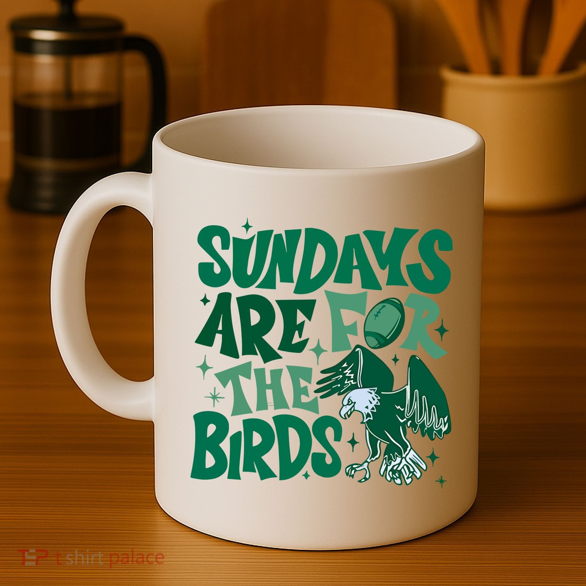 Sundays Are For The Birds Eagles Football Coffee Mug