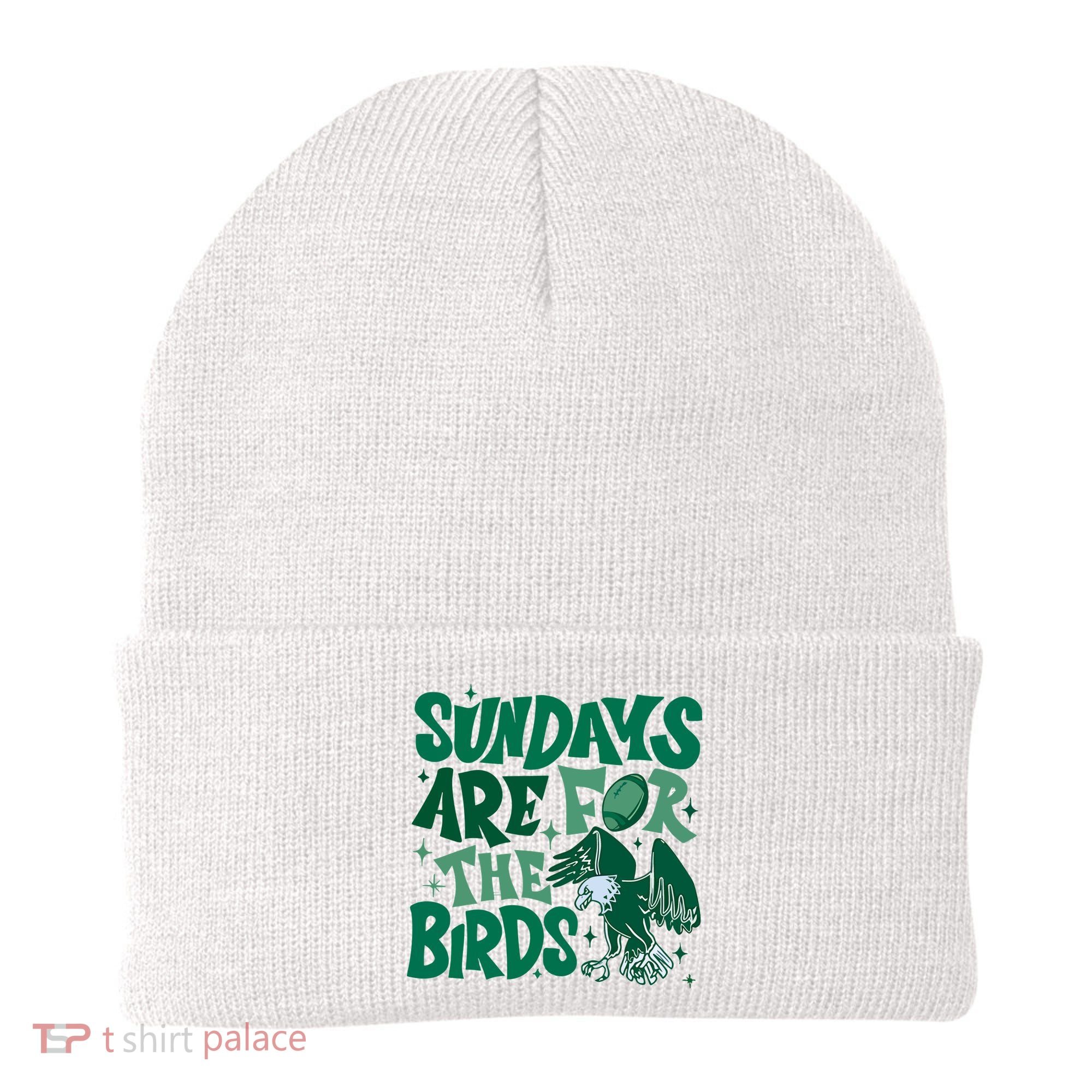 Sundays Are For The Birds Eagles Football Beanie