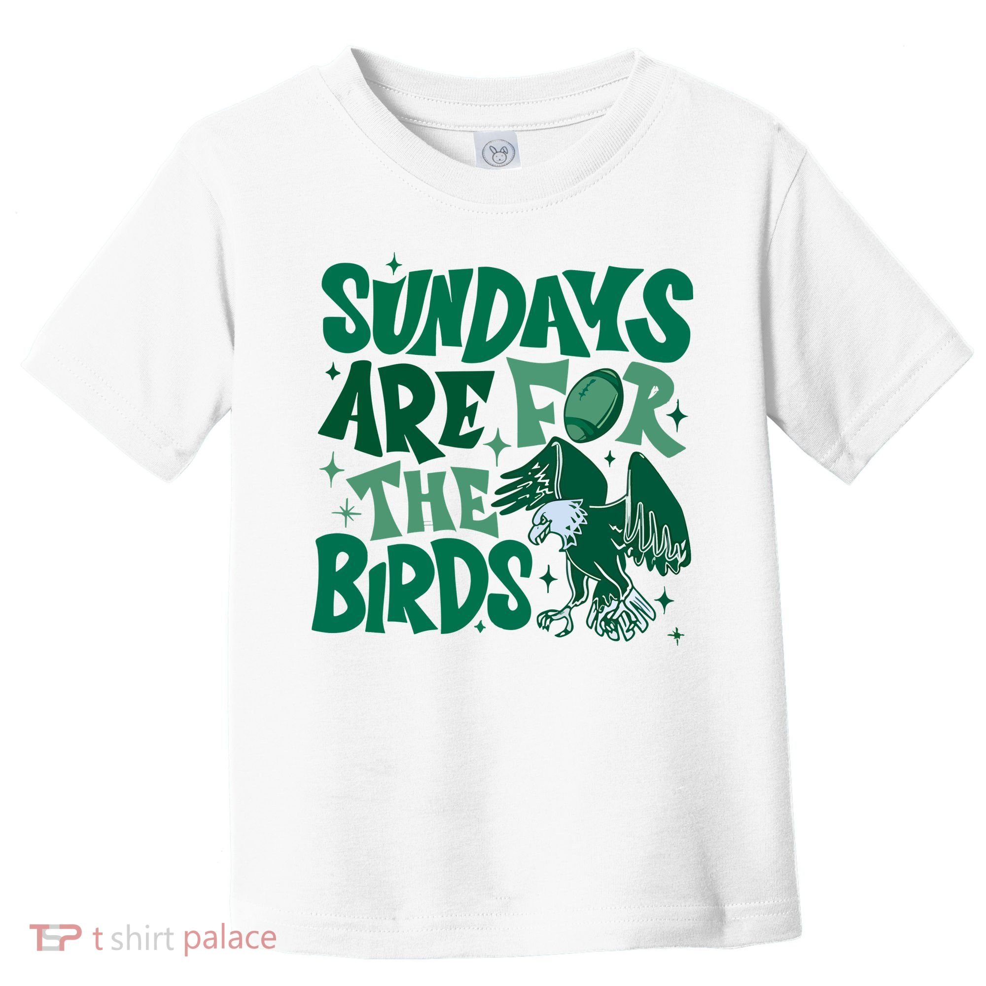 Sundays Are For The Birds Eagles Football Toddler T-Shirt