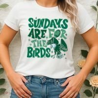 Sundays Are For The Birds Eagles Football Women's T-Shirt thumb 2