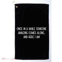 Someone Amazing Funny Golf Towel thumb 0