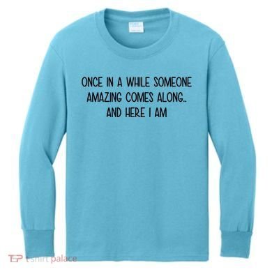 Someone Amazing Funny Kids Long Sleeve Shirt