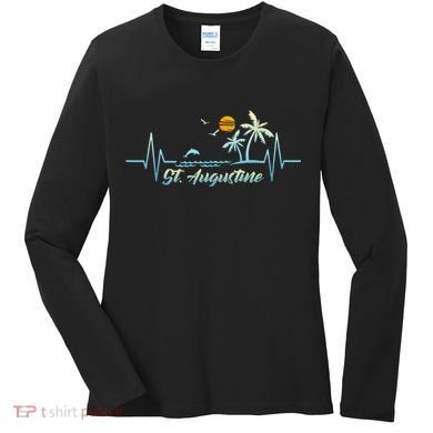 St Augustine Florida Souvenir Spring Break St Augustine Women's Long Sleeve Shirt